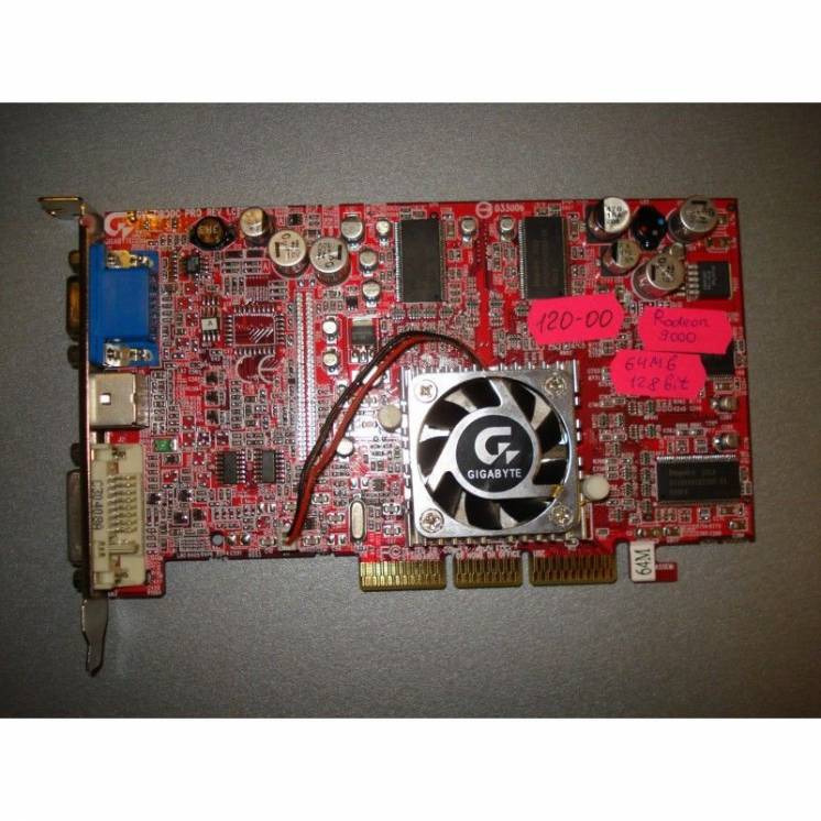 Видеокарта Radeon 9000 AGP 64MB 128Bit б/у