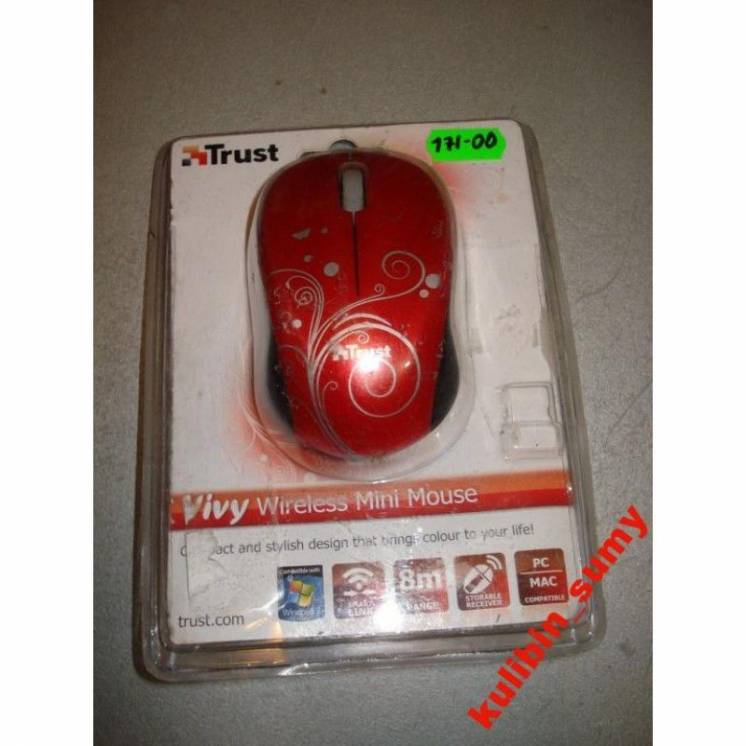 Беспроводная мышь Trust Vivy Wireless Mini Mouse R