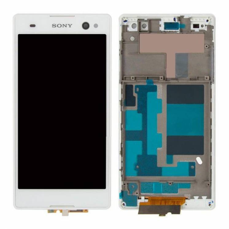 Sony D2502 Xperia C3 Dual  дисплей с тачскрином с передней панелью