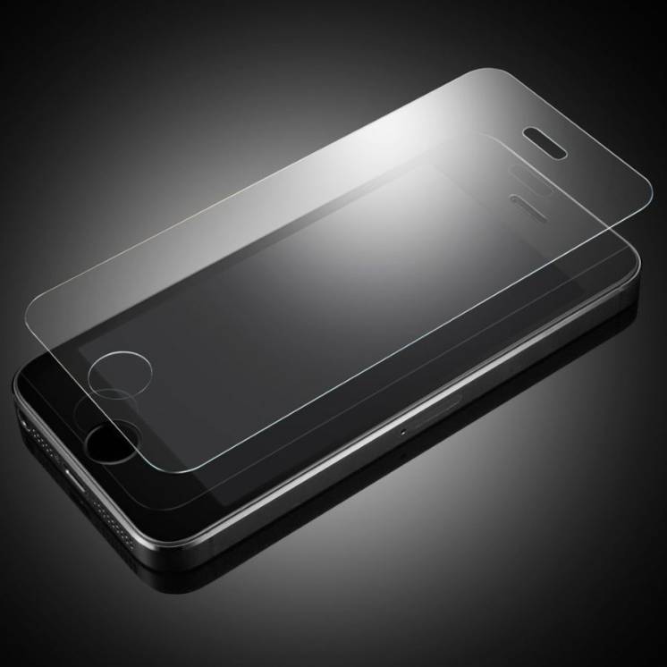 Защитное закаленное стекло для iPhone 5,5s