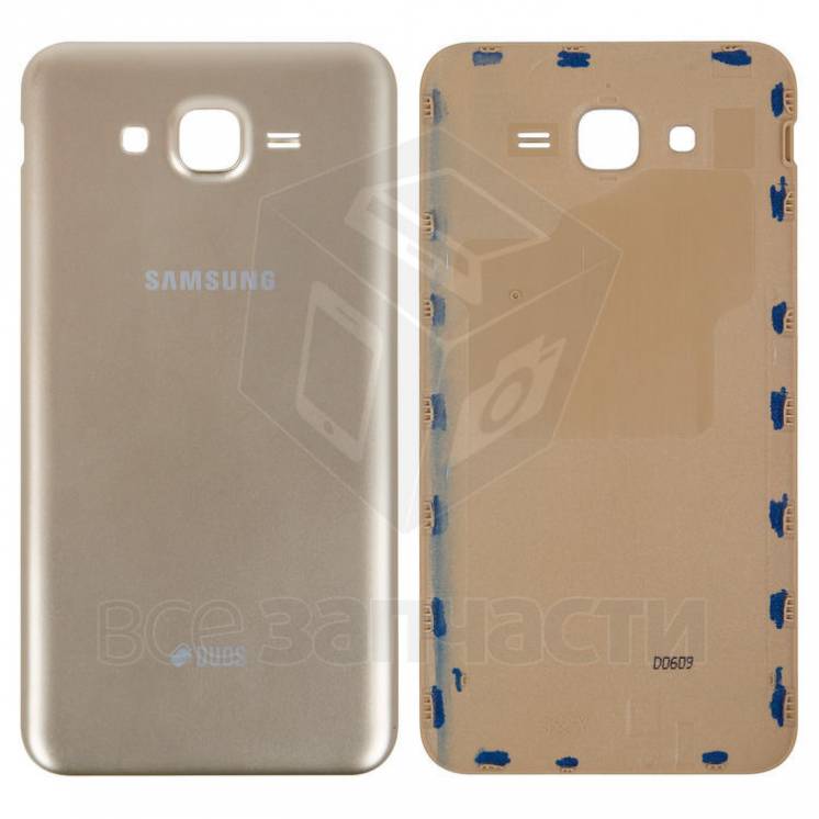 Задняя крышка батареи для  Samsung J700H/DS Galaxy J7, золотистая