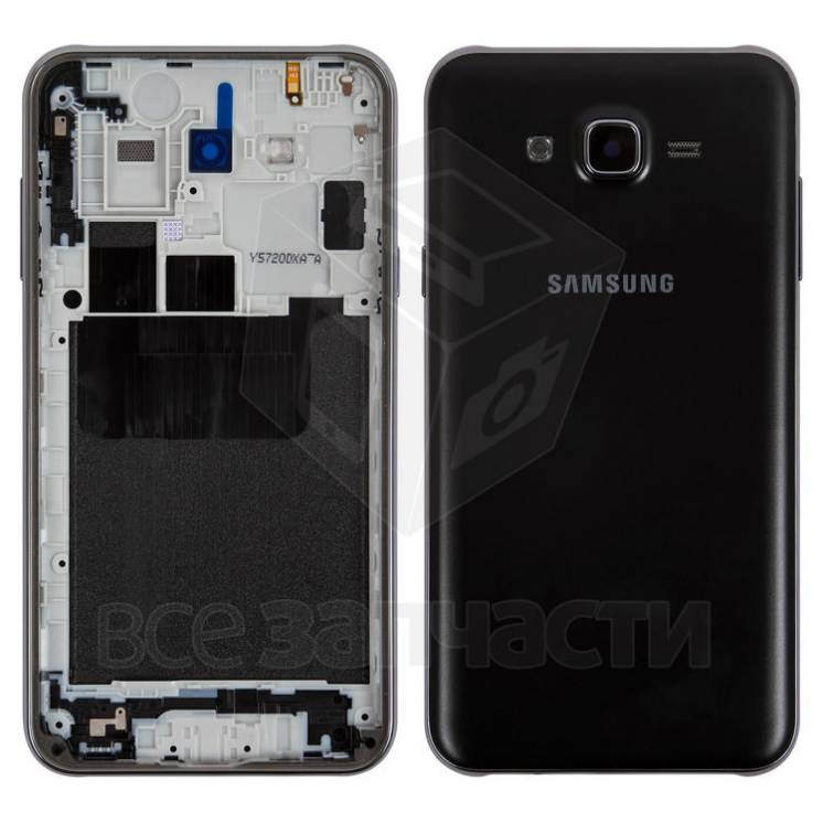 Корпус для  телефона Samsung J700H/DS Galaxy J7, черный