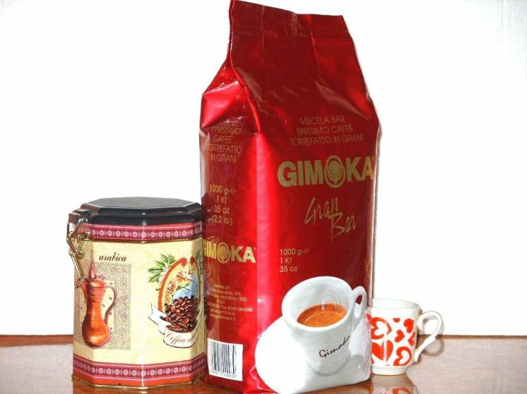 Кофе GIMOKA Gran Bar (зер.1кг) Италия Супер цена!