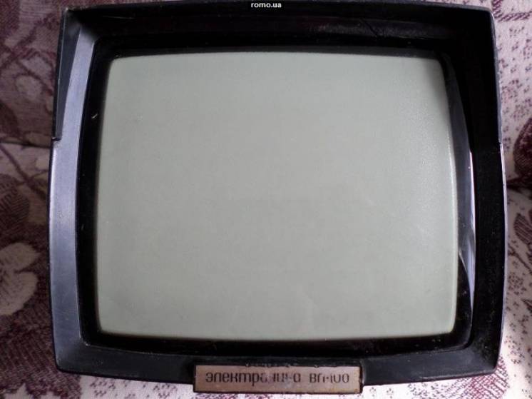 Транзисторный телевизор из Ссср Электроника Вл-100