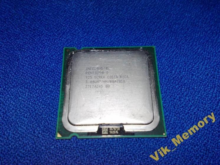 Двухъядерный Intel Pentium D925 2x3Ghz, L2-4Mb!