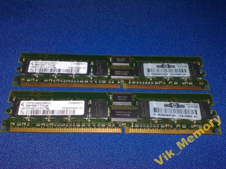 Память Ddr1 1Gb Pc3200 400Mhz Ecc Reg Memory Ram