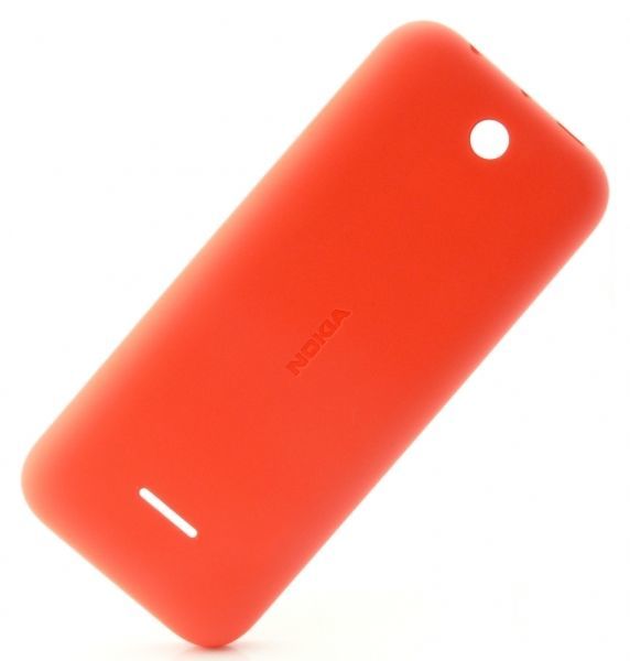 Крышка задняя красная, для телефона Nokia 225 (оригинал)