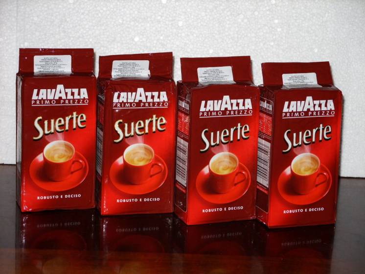 Кофе Lavazza SUERTE (4х250гр)