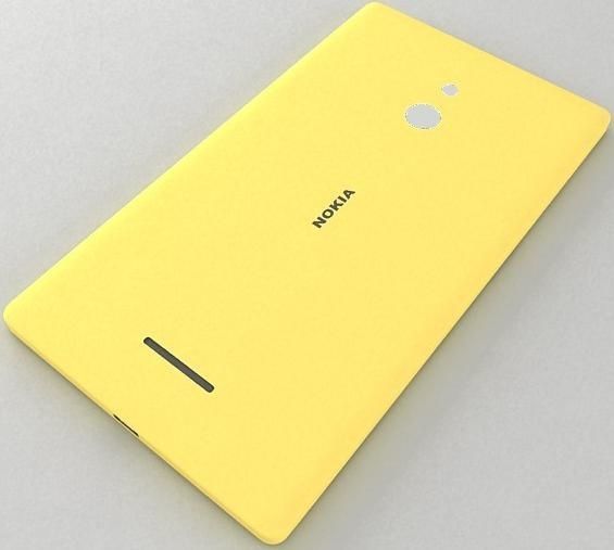 Задняя крышка желтая, для телефона Nokia XL (оригинал)