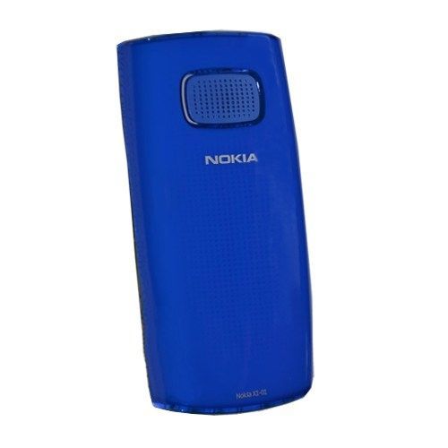 Крышка задняя голубая, для телефона Nokia X1-01 (оригинал)