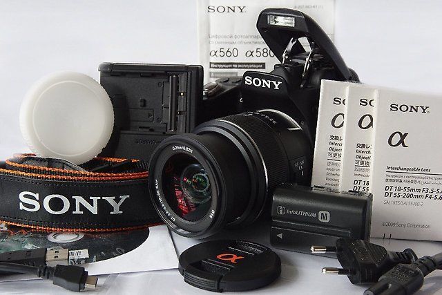 Продам цифровой зеркальный фотоаппарат Sony A450