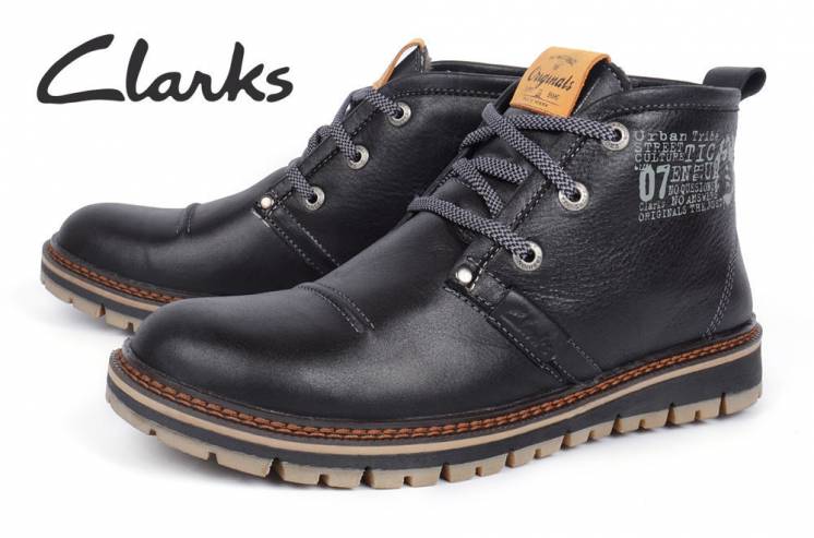 Мужские кожаные ботинки Clarks Urban Tribe 2 цвета
