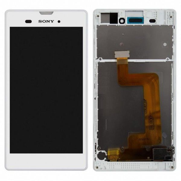Sony D5102 Xperia T3 модуль дисплей с тачскрином с передней белый
