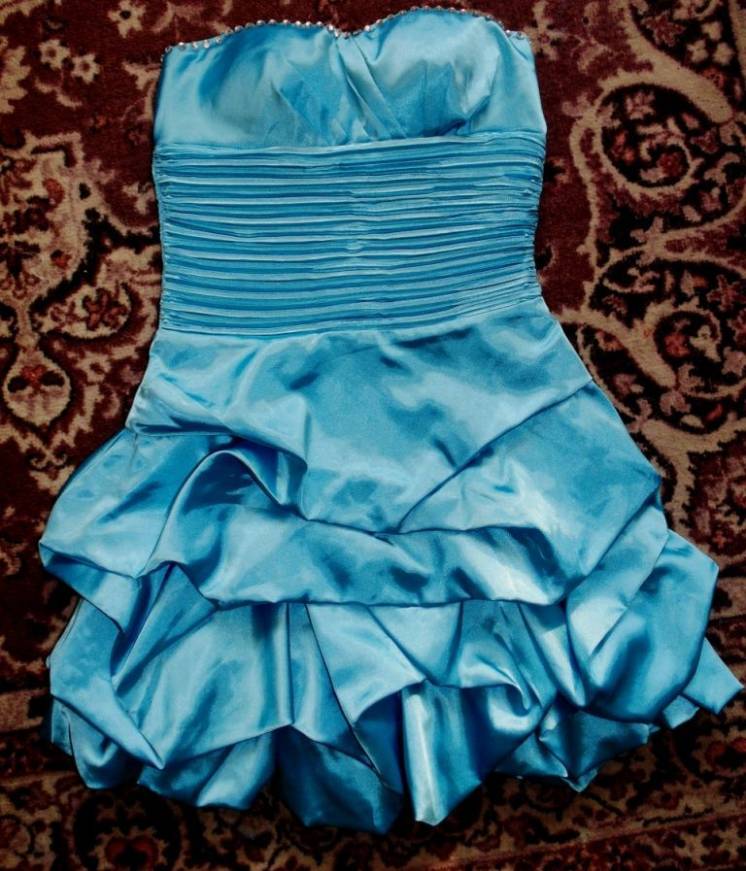 Нарядное атласное платье Quiz 40-42р