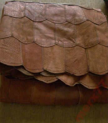 Оригиальная кожаная юбка L-XL
