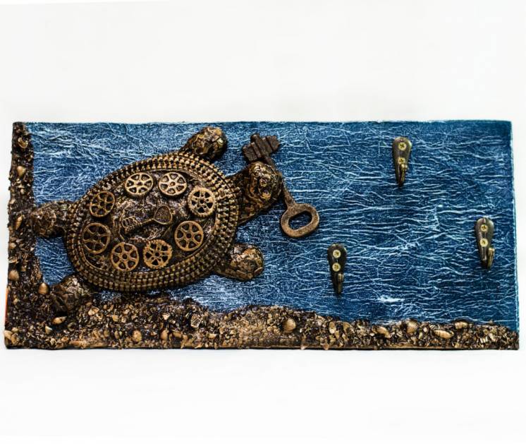 Прикольная черепаха ключница. Подарки ручной работы в Украине.