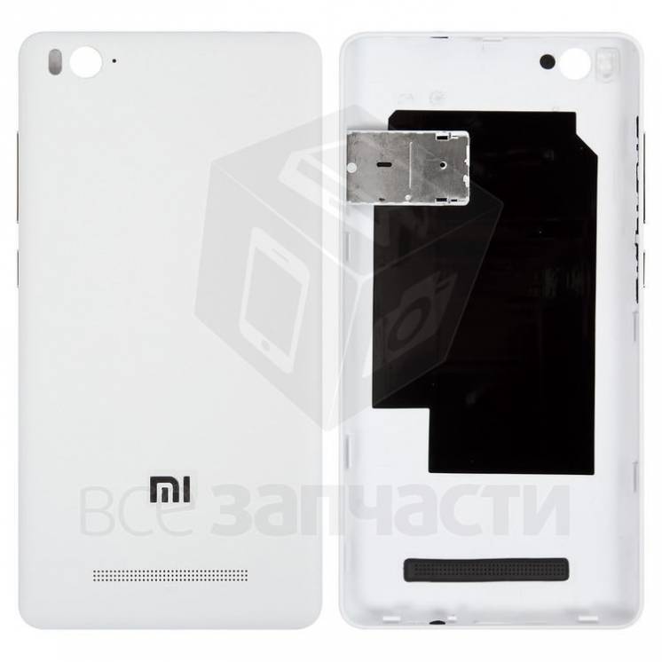 Задняя крышка батареи для мобильного телефона Xiaomi Mi4c, белая