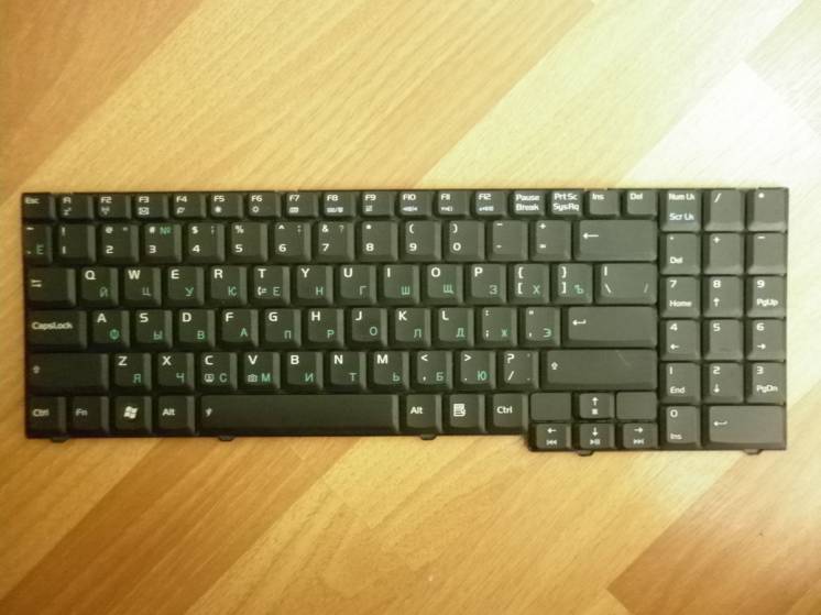Клавиатура для ноутбука ASUS (F7, M51 series) rus, black PRO57T