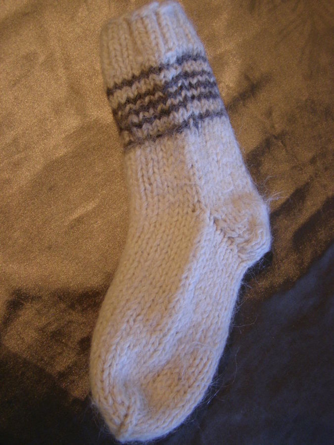 Теплые шерстяные носки, стелька - 20 см
