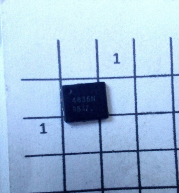 0412Ч - Транзистор N-канальный 4836N 30V 90A (1 шт.)