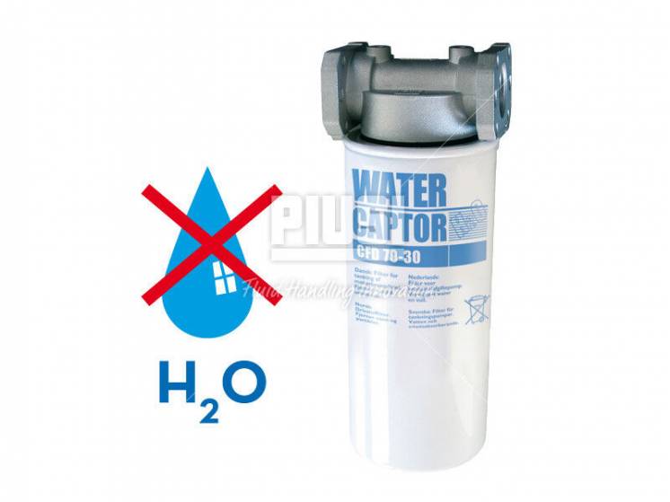 Фільтр сепаратор води CFD 70-30 (до 70л / хв) Water Captor F00611010