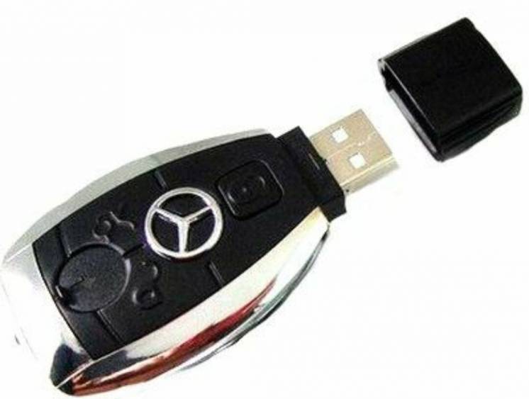 USB зажигалка подарочная с фанариком брелок