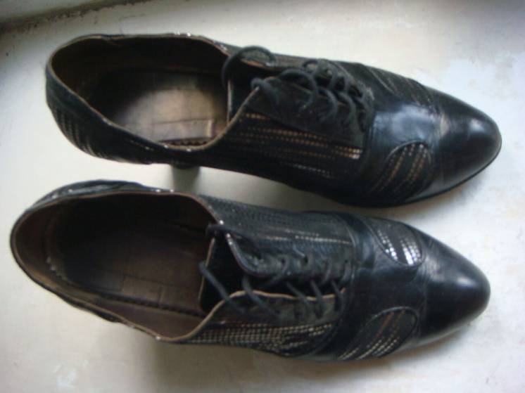 Туфли женские черные на каблуке 41 размер