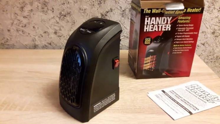 Обогреватель электрический тепловентилятор портативный Handy Heater 40