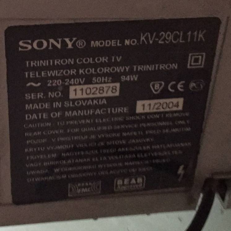 Sony телевизор нет изображения