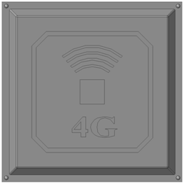 Антенна Квадрат панельная 17 Дбi LTE GSM 2G, 3G, 4G, 4,5G, 5G 824-960