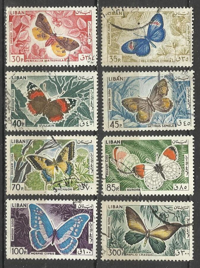 Продам марки Ливана 1965 Фауна