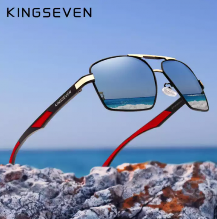 KINGSEVEN, новый дизайн, модные солнцезащитные очки классика спорт