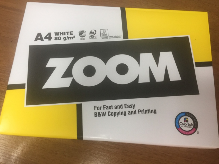 Продам бумагу для принтера ZOOM и файлы-карманы (формат А4)
