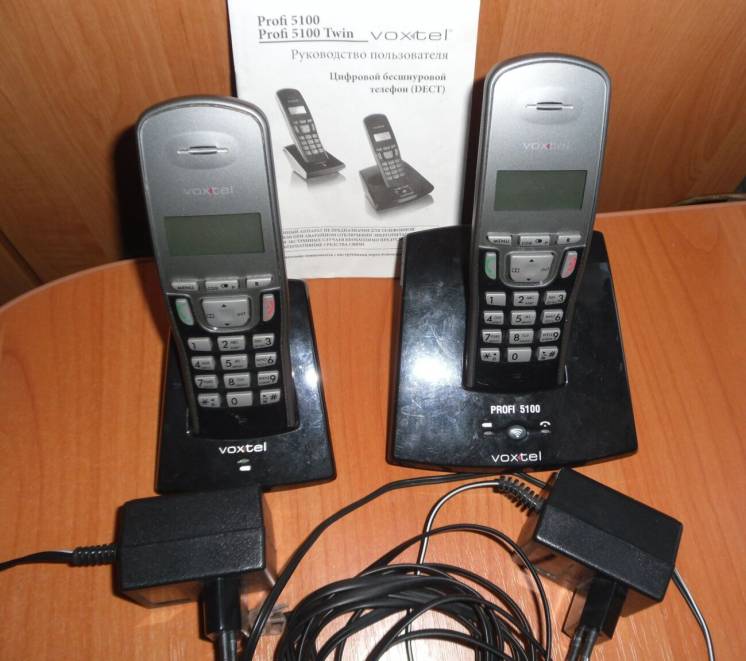 Телефон DECT Voxtel Profi 5100 Twin Bl