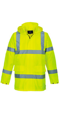 Куртка рабочая сигнальная зимняя, для дорожников, парковщиков