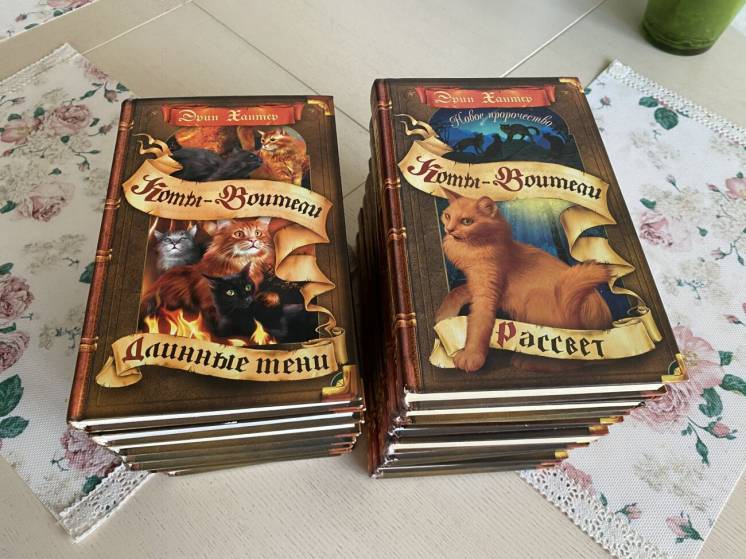 Продам 18 книг «Коты Воители» Эрин Хантер