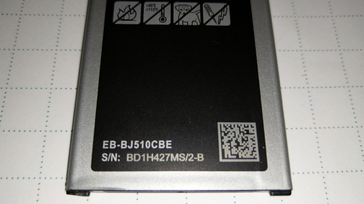 Аккумулятор Samsung Galaxy Eb-Bj510Cbe ;
 GH43-04601A ;
EB-BJ510C