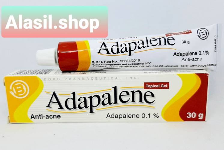 Адапален Adapalene 0,1 гель против угревой сыпи 30г Египет