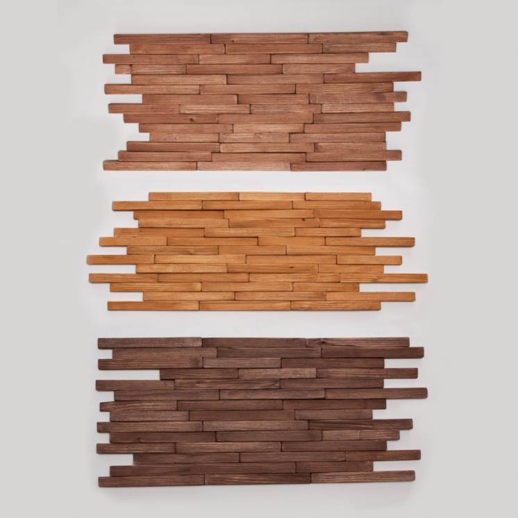 Дерев’яна Декоративна Стінова 3D Мозаїка Плитка 3Д