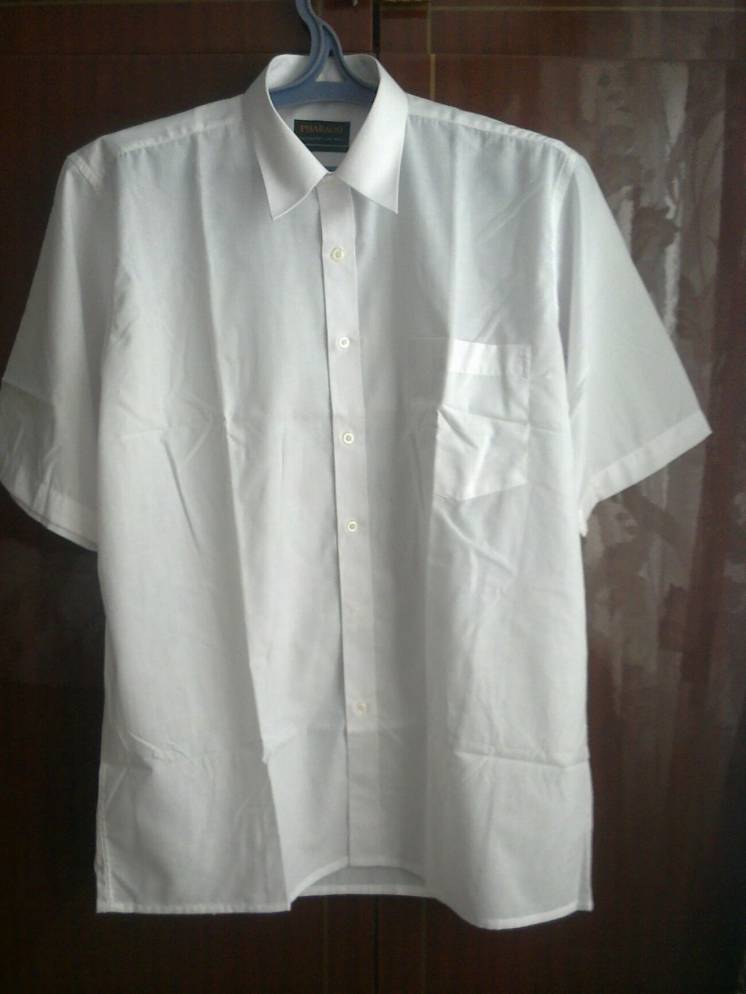 Рубашка белая большой размер