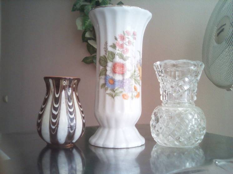 Ваза,вазочка декоративная,подсвечник, Чехия