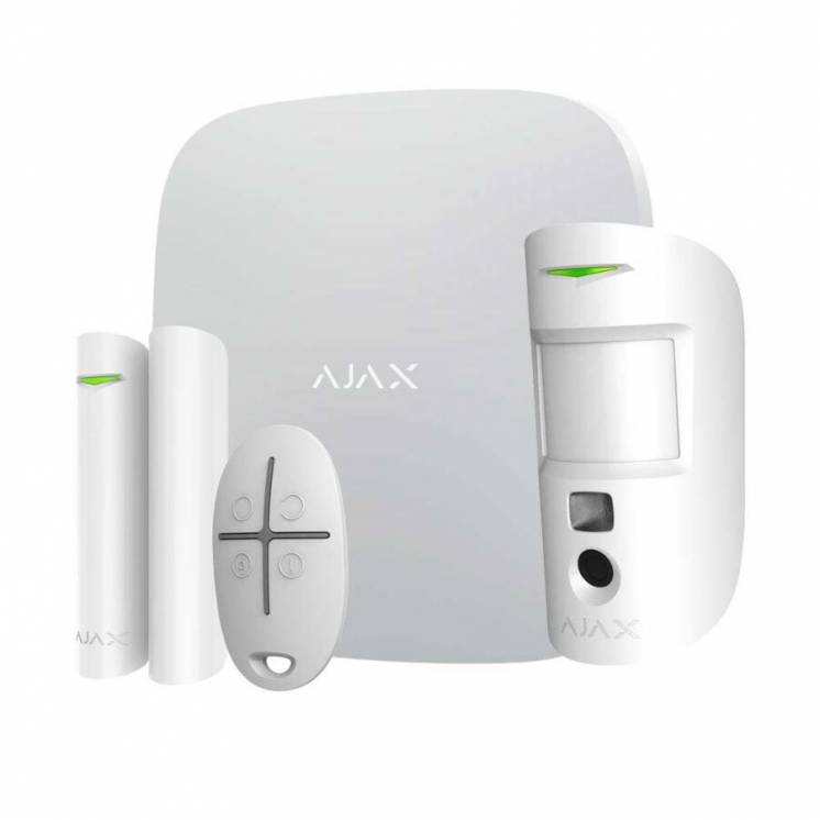 Сигнализация Ajax StarterKit Cam Plus white and Black