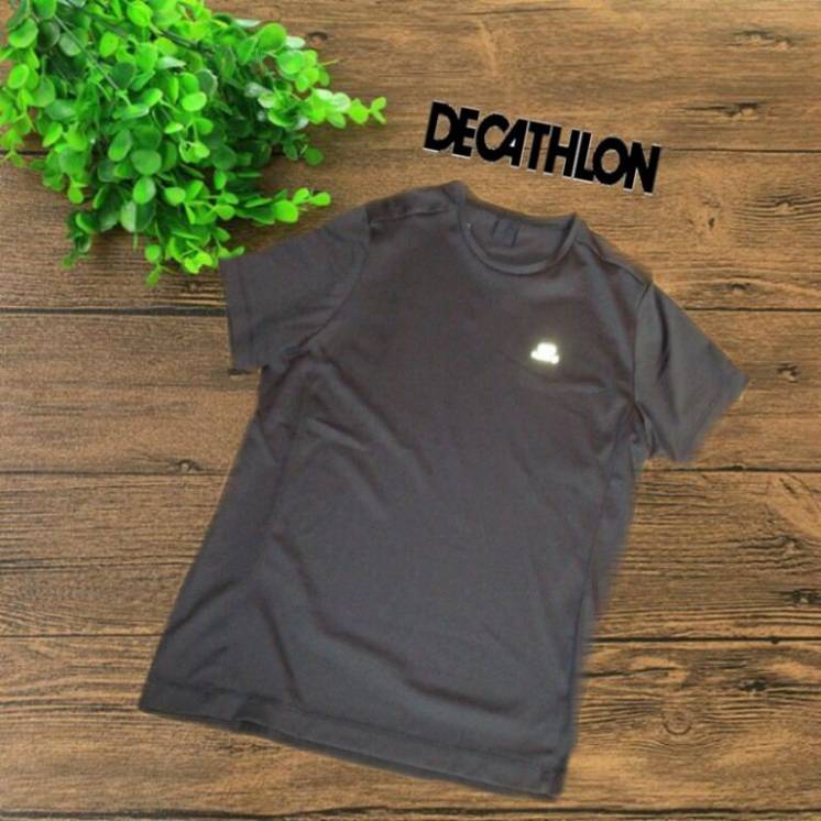 Decathlon Спортивная мужская дышащая футболка черная XL