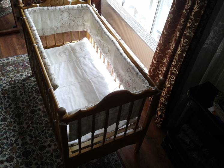 Красиве дитяче ліжко+ ковдра+бавовняні захисні бортики