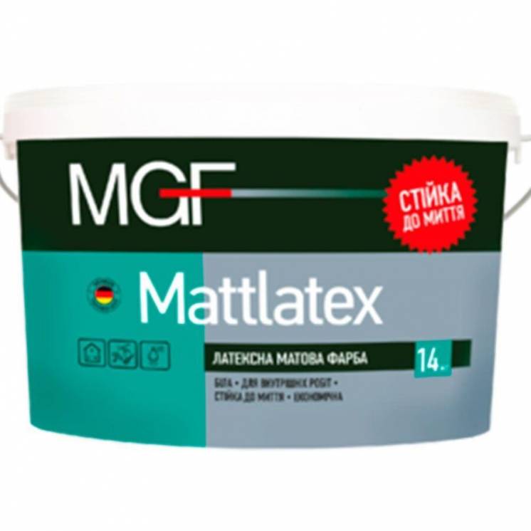 Латексная матовая краска MGF Mattlatex