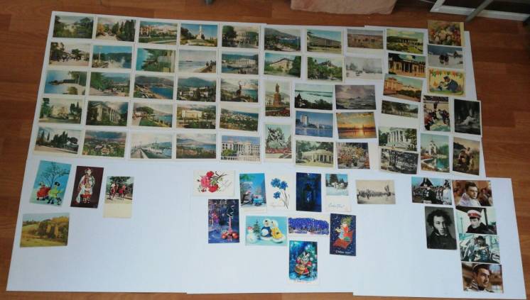 Коллекция раритетных коллекционных почтовых открыток