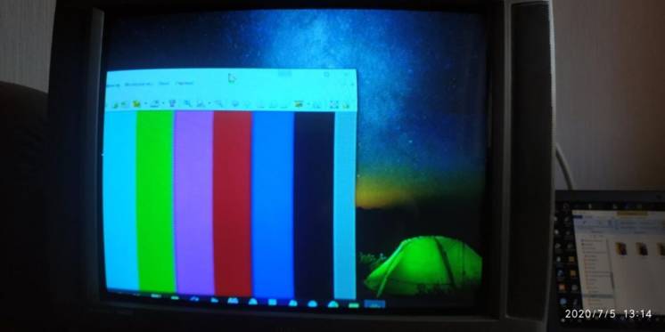 Телевизор JVC кинескоп, диагональ 60 см, Стерео+пульт.made in Тайланд