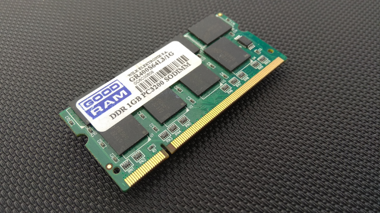 Оперативная память SODIMM DDR 1GB 400 MHZ GOODRAM, GR400S64L3/1G
