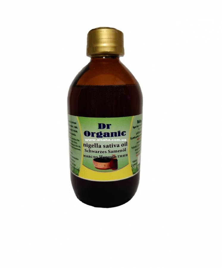 Масло черного тмина Dr. Organic 135 мл. и 300 мл. Египет
