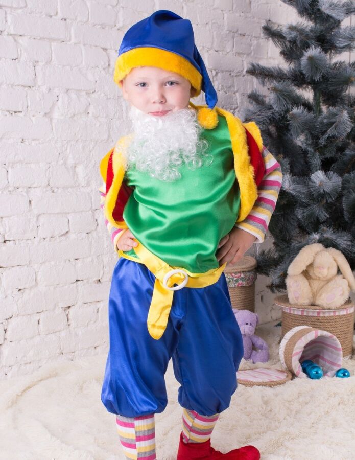 Детский новогодний костюм Лесного гнома